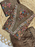 Elegant Straight Kurti Pant Dupatta Set