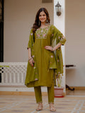 Elegant Straight Kurti Pant Dupatta Set