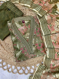Elegant Straight Kurti Pant Dupatta Set