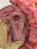 Elegant Straight Kurti Pant Dupatta Set