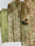 Elegant Straight Kurti Pant Dupatta Set
