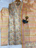 Elegant Straight Kurti Pant Dupatta Set