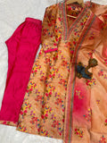 Elegant Straight Kurti Pant Dupatta Set