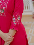 Elegant Straight Kurti Pant Dupatta Set