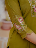 Elegant Straight Kurti Pant Dupatta Set