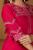 Stylish Anarkali Kurti Set with Plazo & Dupatta