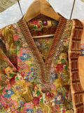Elegant Straight Kurti Pant Dupatta Set