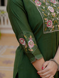 Elegant Straight Kurti Pant Dupatta Set