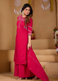 Stylish Anarkali Kurti Set with Plazo & Dupatta