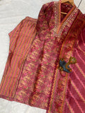 Elegant Straight Kurti Pant Dupatta Set