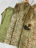 Elegant Straight Kurti Pant Dupatta Set