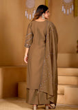 Stylish Anarkali Kurti Set with Plazo & Dupatta