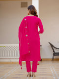 Elegant Straight Kurti Pant Dupatta Set