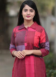 Multi checks Printed Cotton Casual Outwear Cord set