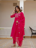 Elegant Straight Kurti Pant Dupatta Set