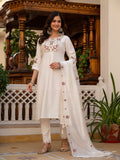 Elegant Straight Kurti Pant Dupatta Set