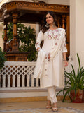Elegant Straight Kurti Pant Dupatta Set