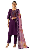Elegant Straight Kurti Pant Dupatta Set
