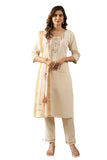 Elegant Straight Kurti Pant Dupatta Set