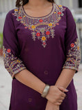 Elegant Straight Kurti Pant Dupatta Set
