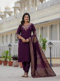 Elegant Straight Kurti Pant Dupatta Set