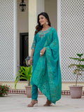 Elegant Straight Kurti Pant Dupatta Set