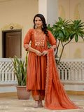 Roman Silk Layered Kurta Set