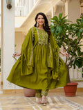 Roman Silk Layered Kurta Set