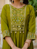 Roman Silk Layered Kurta Set