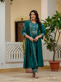 Roman Silk Layered Kurta Set