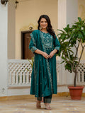 Roman Silk Layered Kurta Set