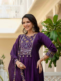 Roman Silk Layered Kurta Set