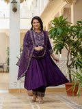 Roman Silk Layered Kurta Set