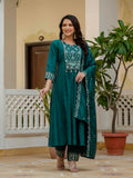 Roman Silk Layered Kurta Set