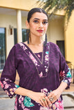 Elegant Festive Cotton Co-Ord Set with Handwork