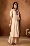 Elegant Handwork Anarkali Kurti with Plazo & Dupatta – Festive Wear Collection