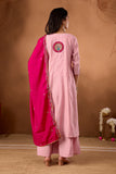Elegant Handwork Anarkali Kurti with Plazo & Dupatta – Festive Wear Collection