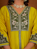 Stylish Anarkali Kurti Set with Plazo & Dupatta