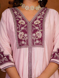 Stylish Anarkali Kurti Set with Plazo & Dupatta