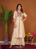 Stylish Anarkali Kurti Set with Plazo & Dupatta