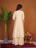 Stylish Anarkali Kurti Set with Plazo & Dupatta