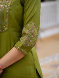 Elegant Straight Kurti Pant Dupatta Set