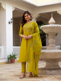 Elegant Straight Kurti Pant Dupatta Set