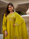 Elegant Straight Kurti Pant Dupatta Set