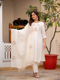 Elegant Straight Kurti Pant Dupatta Set