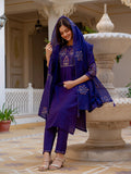 Elegant Straight Kurti Pant Dupatta Set