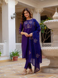 Elegant Straight Kurti Pant Dupatta Set