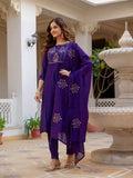 Elegant Straight Kurti Pant Dupatta Set