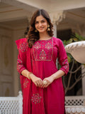 Elegant Straight Kurti Pant Dupatta Set