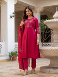 Elegant Straight Kurti Pant Dupatta Set